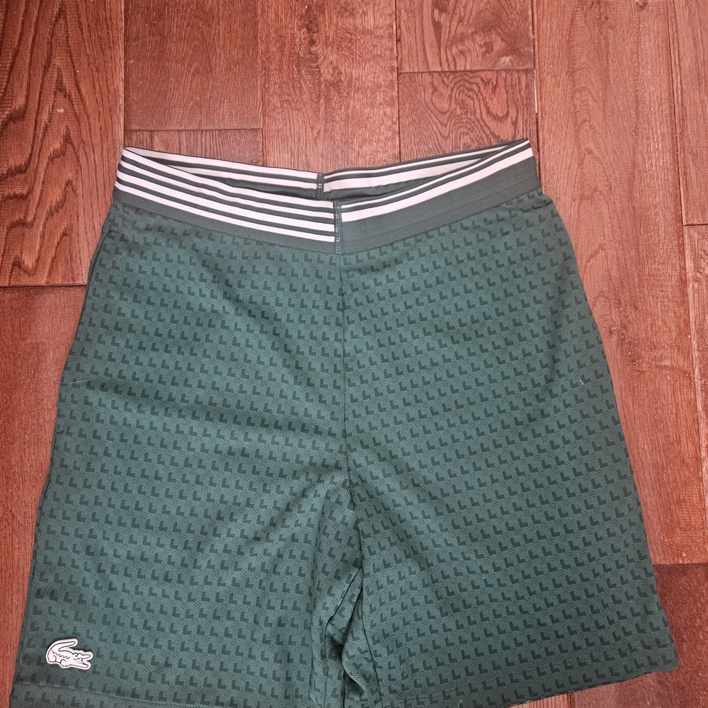 Lacoste Green Athletic Tennis Shorts